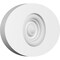 Ekena Millwork Standard Dalton Bullseye Rosette with Square Edge, 6"W x 4"H x 1/2"P ROSP060X040X050DAL02 - alternate 1